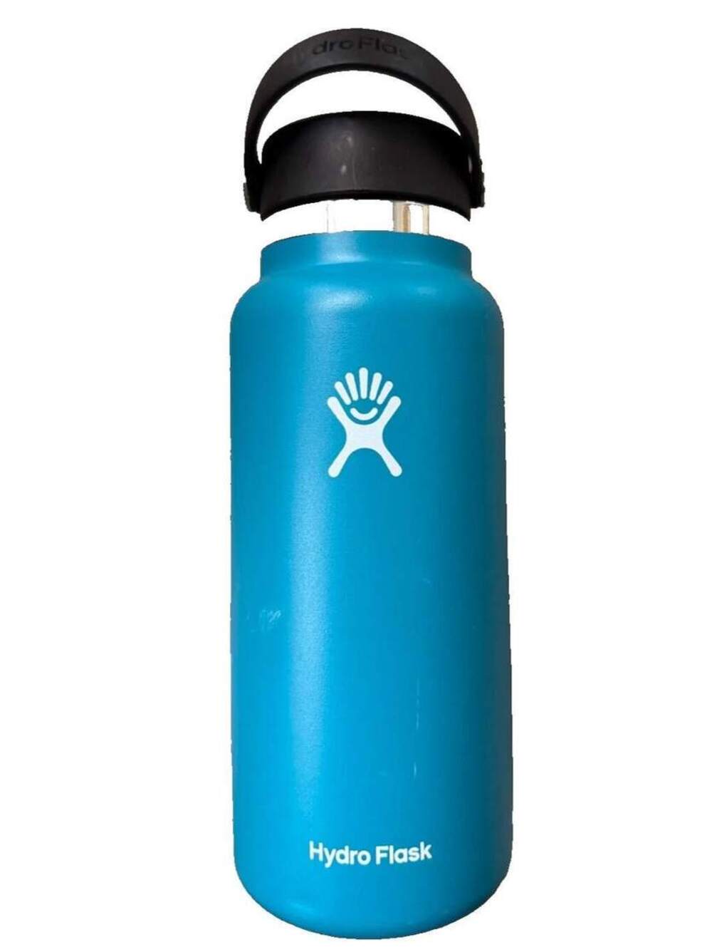 Hydro Flask 32 oz Wide Mouth Water Bottle Blue Insulated Stainless Steel New